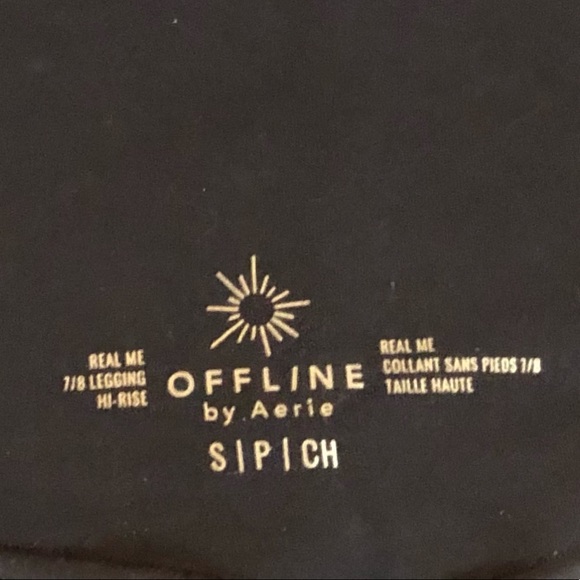 SOLD - OFFLINE by Aerie Real Me High Waisted Legging Blue Small - Picture 4 of 4